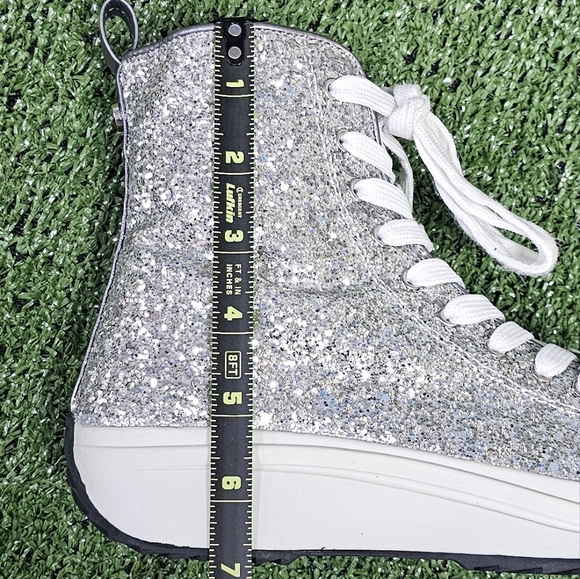 VINCE CAMUTO | GIRLS HIGH-TOP GLITTER PLATFORM SNEAKERS - - Picture 15 of 16